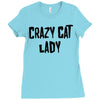 crazy cat lady Ladies Fitted T-Shirt
