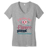 Girl LIke A Flowers Women's V-Neck T-Shirt