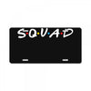 squad friends parody License Plate