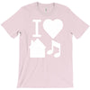 i love house music dj baseball T-Shirt