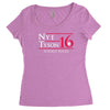nye tyson '16 science rules Women's Triblend Scoop T-shirt