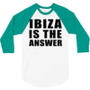 ibiza is the answer 3/4 Sleeve Shirt