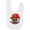 mario skull Baby Bibs