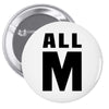 All M Pin-back button