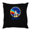 nasa space shuttle Throw Pillow