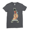 go vegan 6 Ladies Fitted T-Shirt