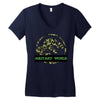 Military Morld T-Shirt Women's V-Neck T-Shirt