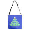 the last cupcake Adjustable Strap Totes