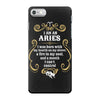 i am an aries iPhone 7 Case
