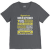 Legends Are Born In September V-Neck Tee