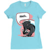 meh says honey badger Ladies Fitted T-Shirt