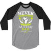 The Power Of An Autism Dad 3/4 Sleeve Shirt
