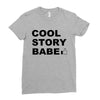 cool story bro Ladies Fitted T-Shirt