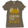 dude that camp trip in tents funny Ladies Fitted T-Shirt