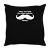 am i too late for that mustache thing Throw Pillow