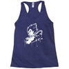 vegeta dragonball z Racerback Tank