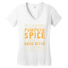 if loving pumpkin spice makes me a basic bitch Women's V-Neck T-Shirt