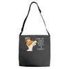 i like my women nerdy, dirty &amp; curvey Adjustable Strap Totes