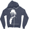 clockwork mozart orange Zipper Hoodie