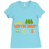 camp fire swamp Ladies Fitted T-Shirt