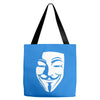 v per vendetta face film horror cinema&amp;tv Tote Bags