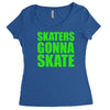 skaters gonna skate Women's Triblend Scoop T-shirt