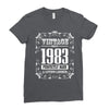 vintage made in 1983 perfectly aged a living legend Ladies Fitted T-Shirt