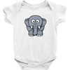 kids elephant Baby Bodysuit