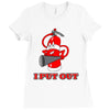 i put out 3 funny t shirt Ladies Fitted T-Shirt