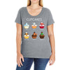 cupcakes Ladies Curvy T-Shirt