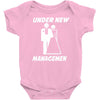 under new management funny Baby Onesie