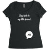 Say Hello to My Little Friend Women's Triblend Scoop T-shirt