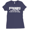 rugby a hooligans gentlemen Ladies Fitted T-Shirt