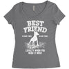Best Friend Doberman Women's Triblend Scoop T-shirt