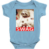 sloth astronaut swag Baby Onesie