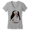 plumber in the style of rembrandt Women's V-Neck T-Shirt