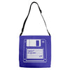 retro floppy Adjustable Strap Totes