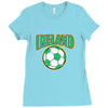 ireland soccer Ladies Fitted T-Shirt