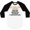 September Girl Hated By Many 3/4 Sleeve Shirt
