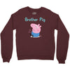peppa pig brother pig Crewneck Sweatshirt