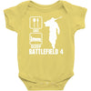 eat sleep battlefield 4, funny Baby Onesie