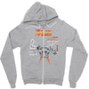 back to the future Zipper Hoodie
