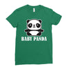 Baby Panda Ladies Fitted T-Shirt
