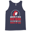 american by birth redhead by the grace of god Tank Top