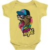 up all night cat Baby Bodysuit