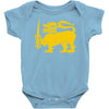 sri lanka international  national country lion sport flag Baby Bodysuit