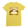 Heart Ladies Fitted T-Shirt