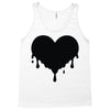 dripping heart melting heart Tank Top