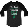 you can't scare or beat me i have been through liver cancer 3/4 Sleeve Shirt