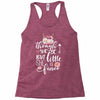 Tough She Be But Little She Is Fierce Racerback Tank